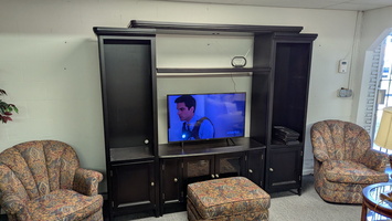 Black Coffee entertainment center